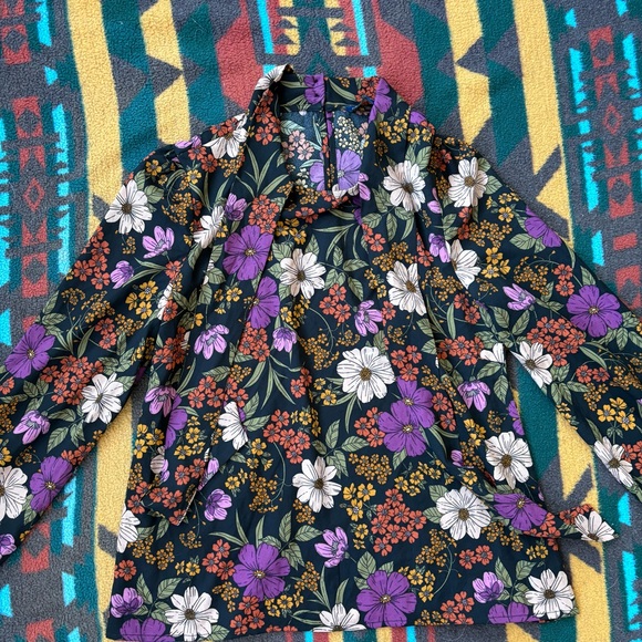 Princess highway floral print blouse with tie neck. Excellent condition - Picture 5 of 7